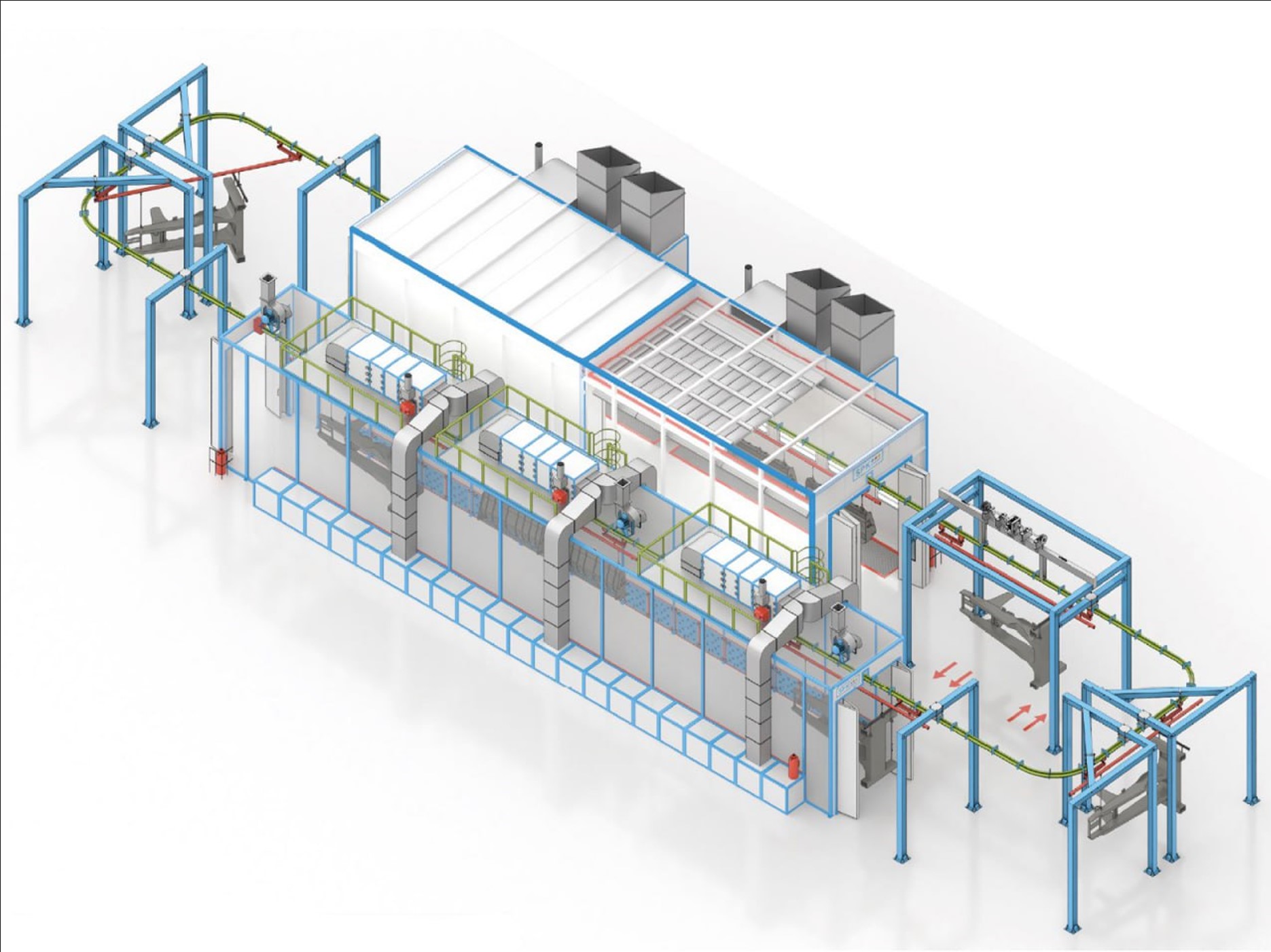 проект покрасочной линии