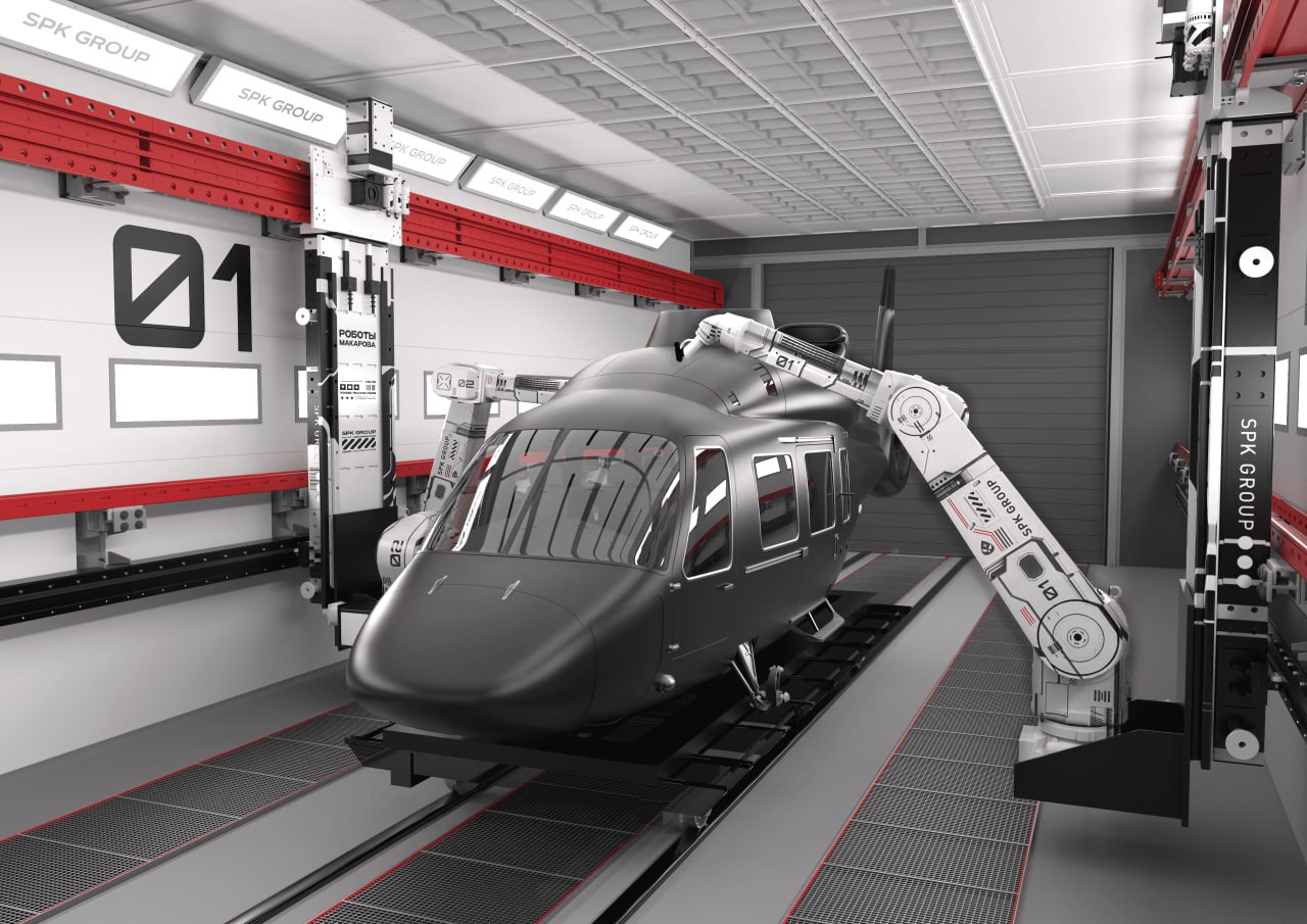 роботизированная окраска изделий