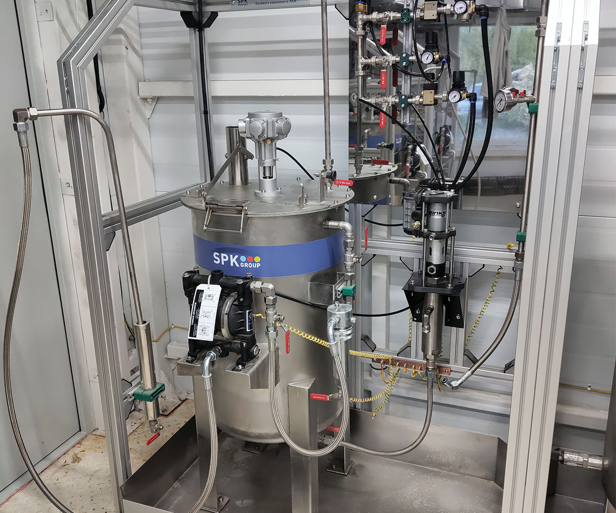 центраолизованные системы подготовки краски